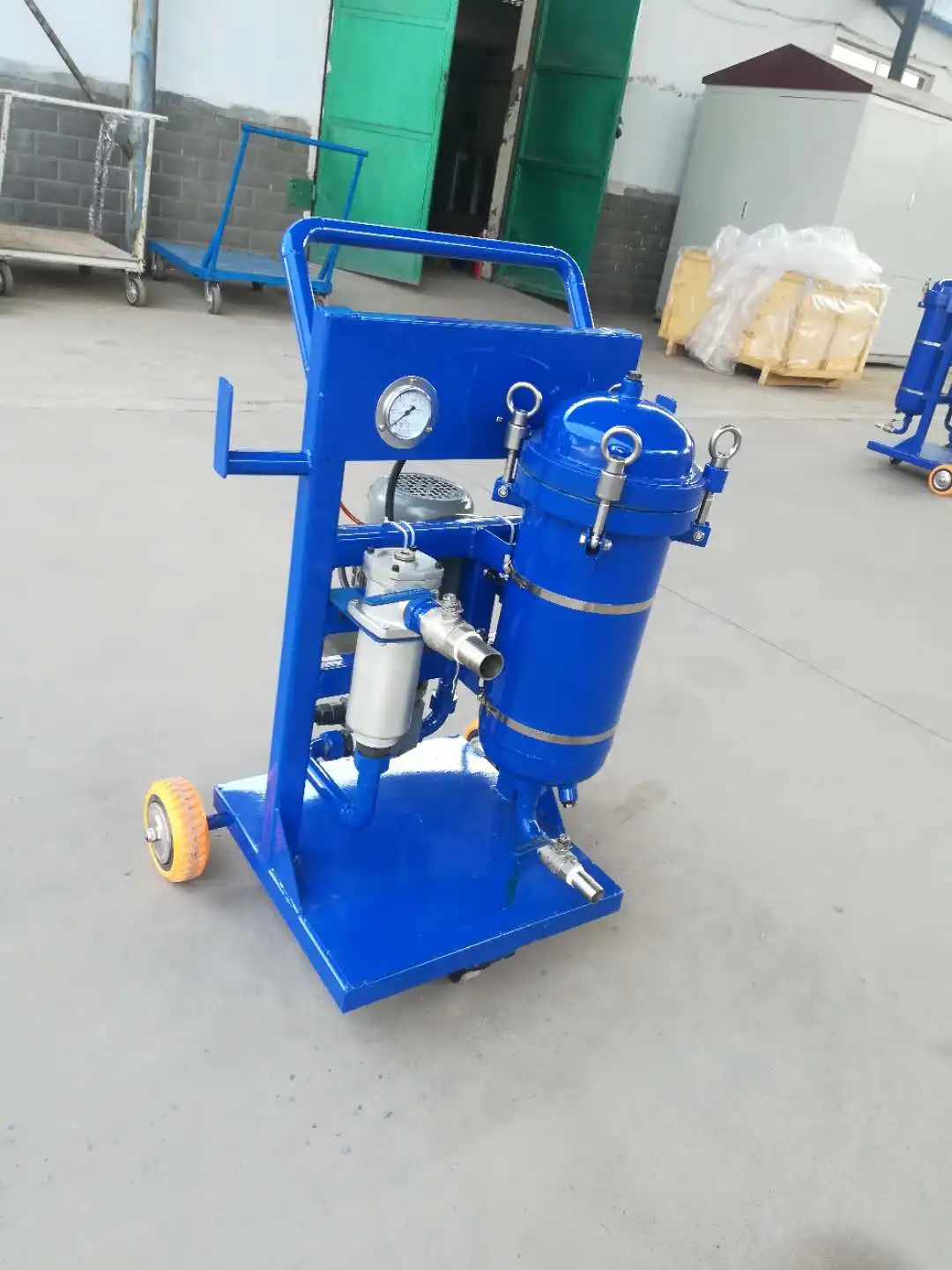  1800L/ч Портативный Гидравлический масляный фильтратор Очиститель