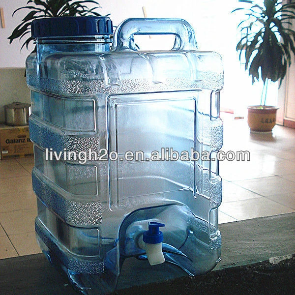 15L Recyclable Polycarbonate Water Bottle with Faucet  Popular High Quality PC material bpa free 5 gallon 18.9L 20L