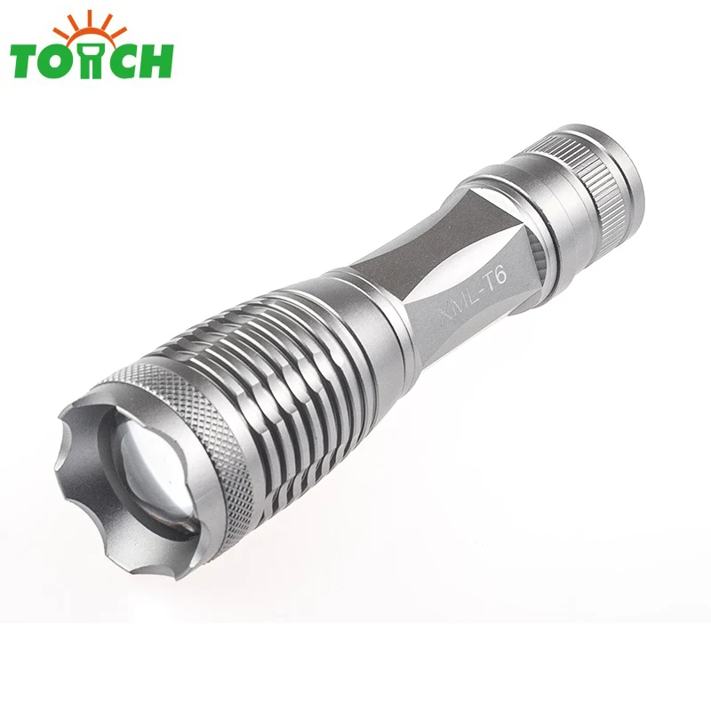 Brightness portable aluminum led flashlight xml - t6 tactical zoomable adjustable torch light for outdoor hunting