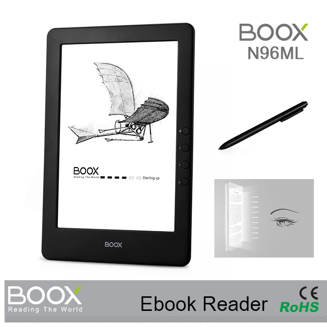 
E-Ink ebook reader 9.7 inch with wifi android 4.0 system 
