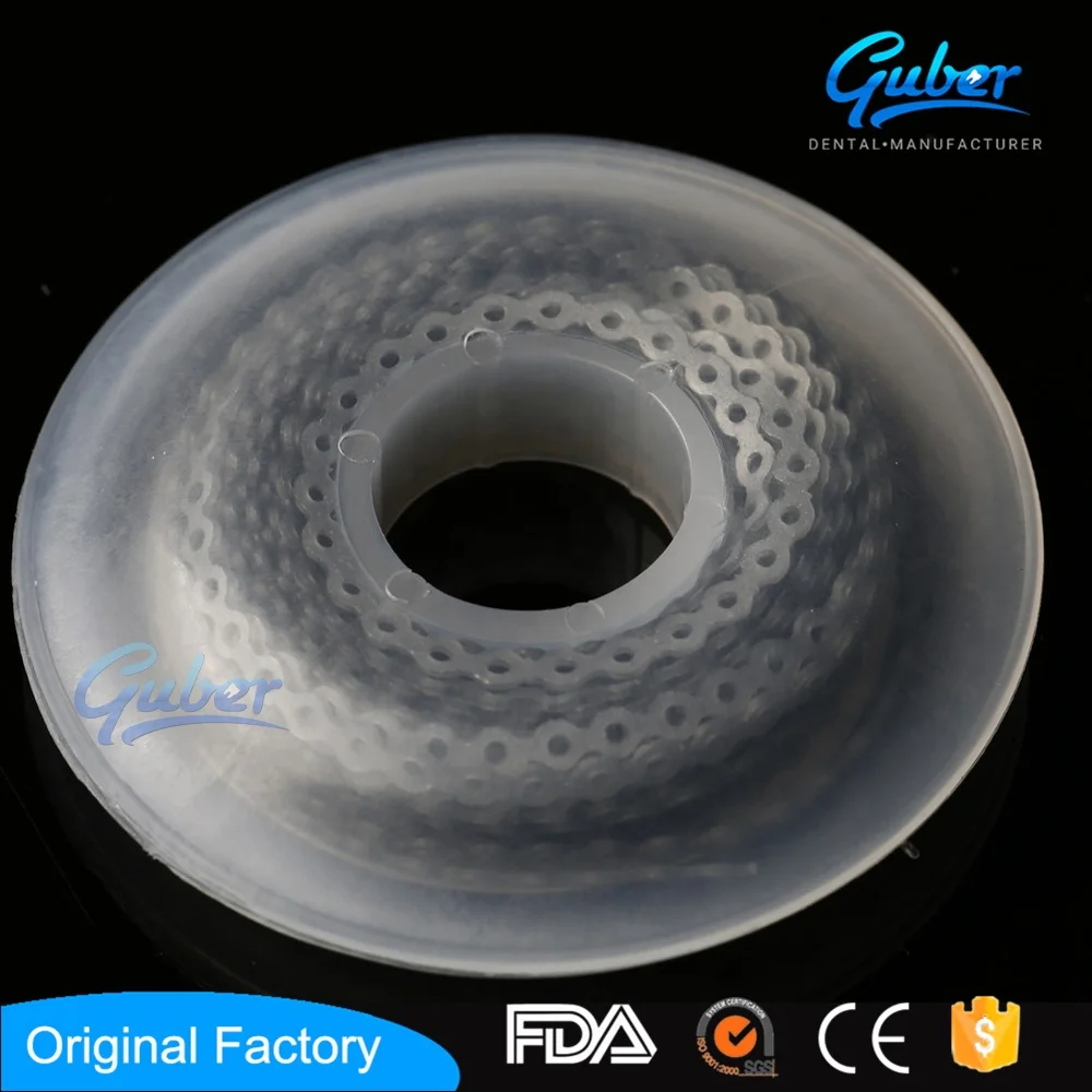  *Dental ortodoncia Elastic odontologia elastomeric rings Colorful Chains Power Chain Orthodontic for