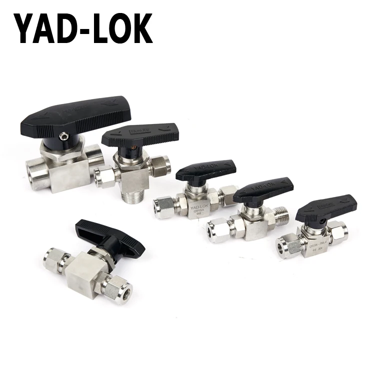 YAD-LOK Manufacturing Company Stainless Steel Pneumatic Ball Valve For Gas