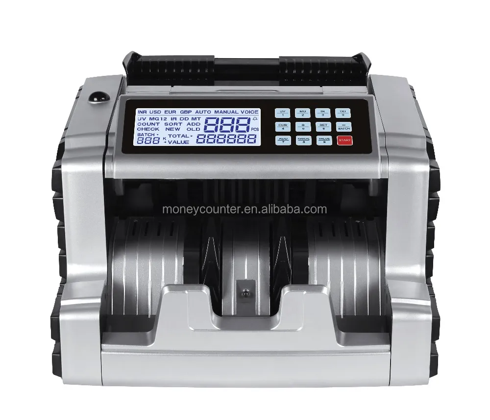 AL-6200 Money detector UV/MG bill counter counting machine money counting machine motor handy money counter