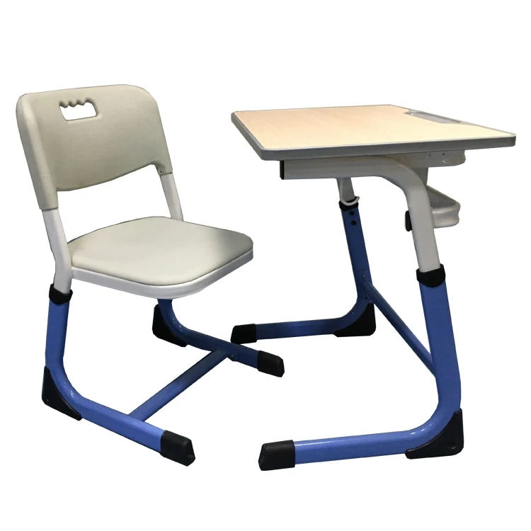 Durable and highly adjustable school desks and chairs school furniture