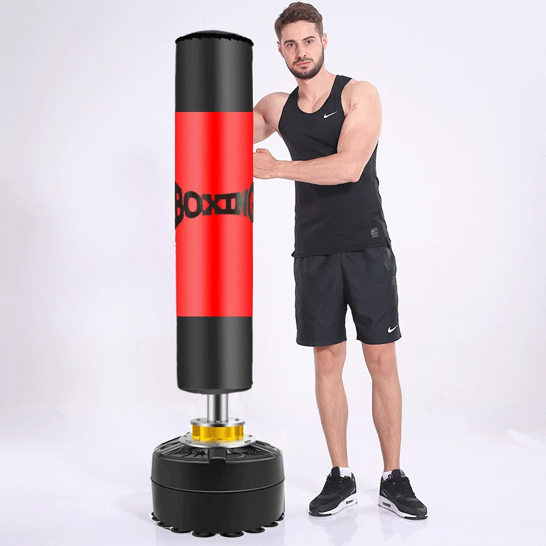 Free standing kick boxing stand punching bag