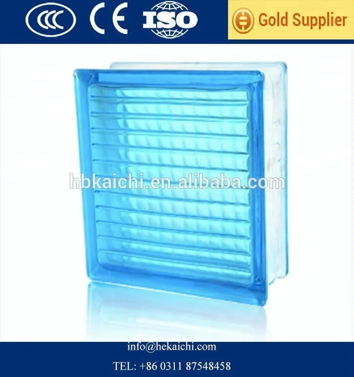 Decorative Colored and Clear Glass Block Brick With Good Price and High Quality