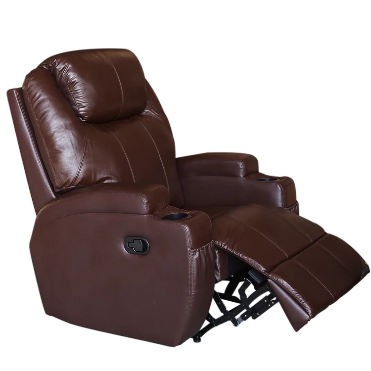 Full Grain Leather Electric Electronic French Recliner Single Power Germany Motion One Seater Auto Chair Sofa Reclining