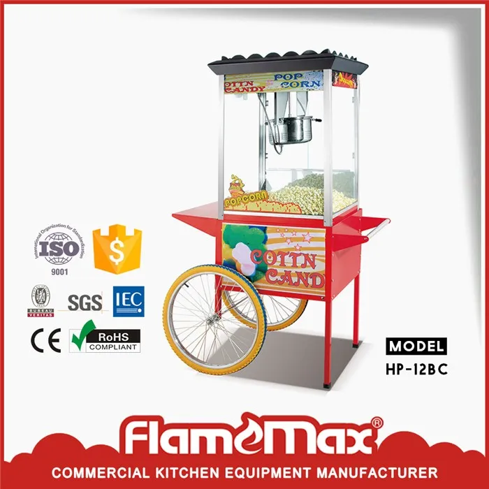 HP-12A snack food machine Popcorn Maker popcorn oven Stainless Steel ce approval