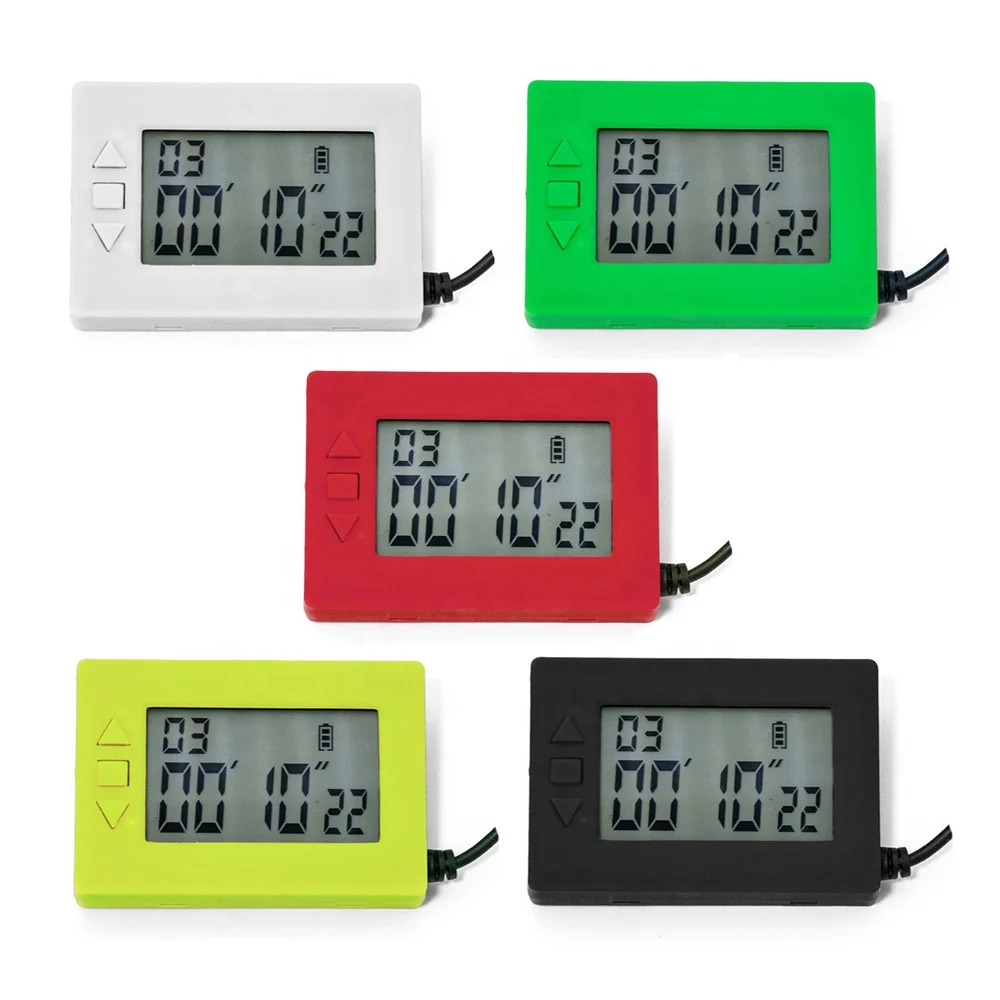 Motorcycle Car Racing Infrared Lap timers chargeable In Yellow
