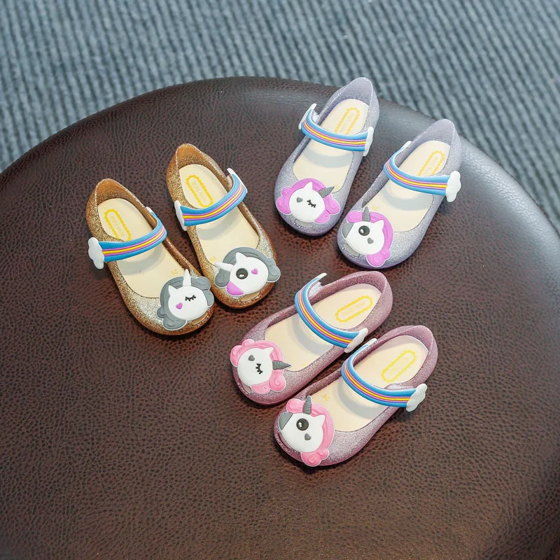 
Hot selling kids jelly sandals with light Jelly shoes kids summer sandals 