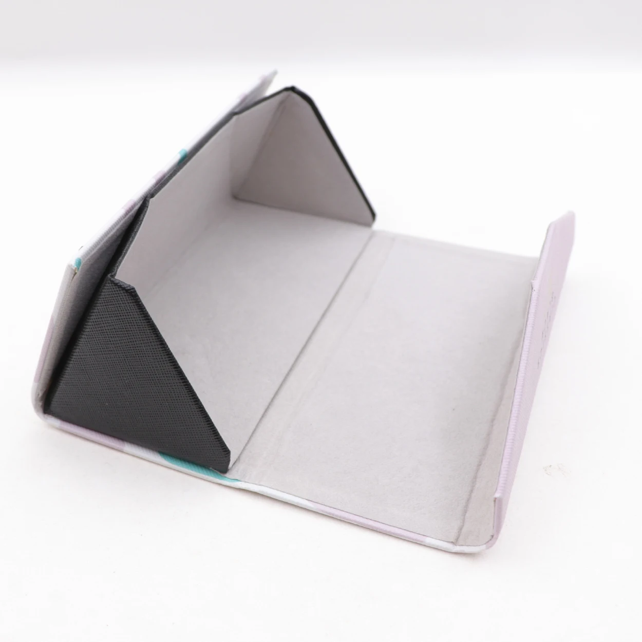 Fashion lightweight plastic Cute style folding hand-made glasses case with custom logo