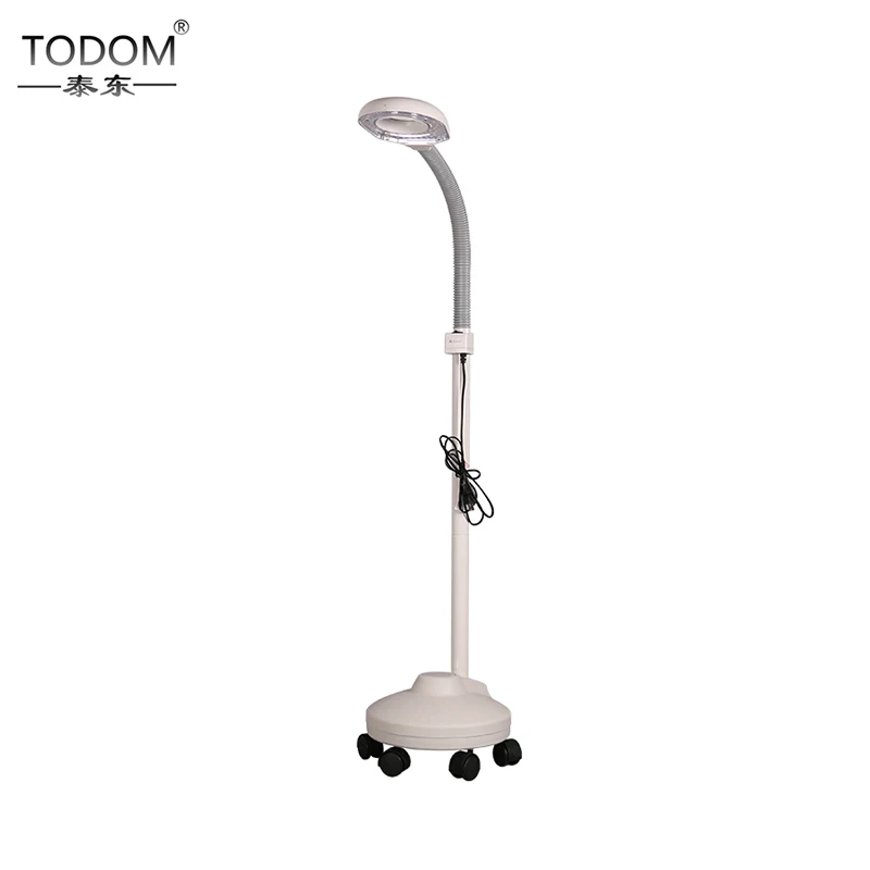 Todom beauty salon magnifying glass with LED lamp