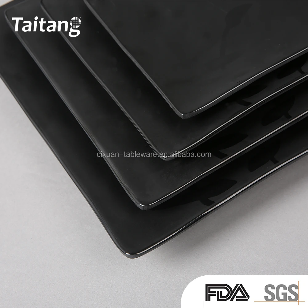 Melamine rectangular unbreakable dinner plate