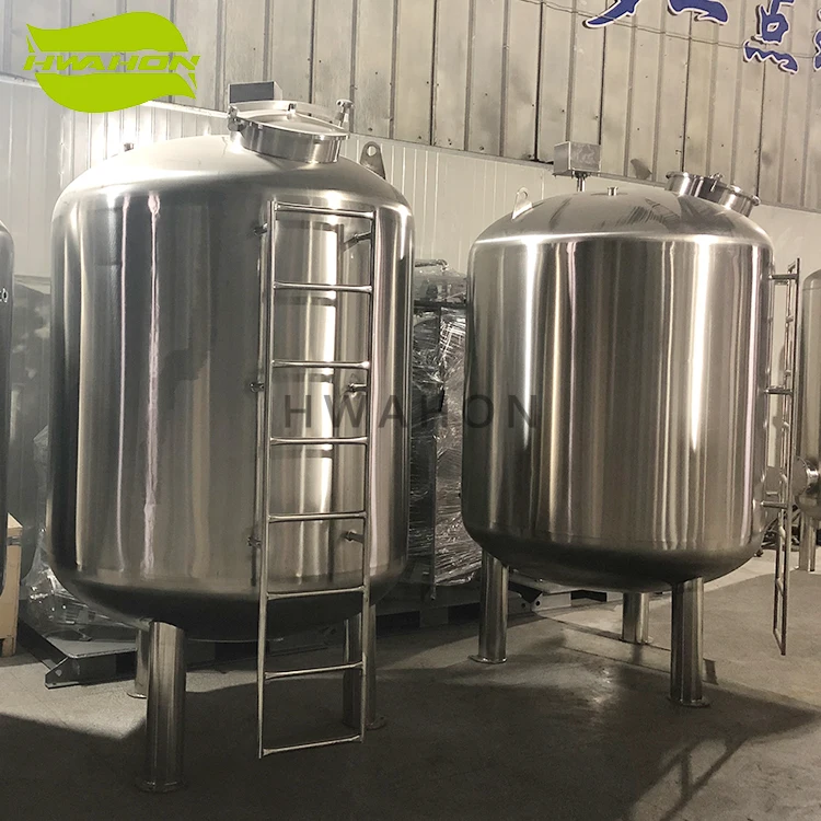 2000 Liter Water Storage Tank Stainless Steel 304/316L Vertical Type Liquid Jacket Tank