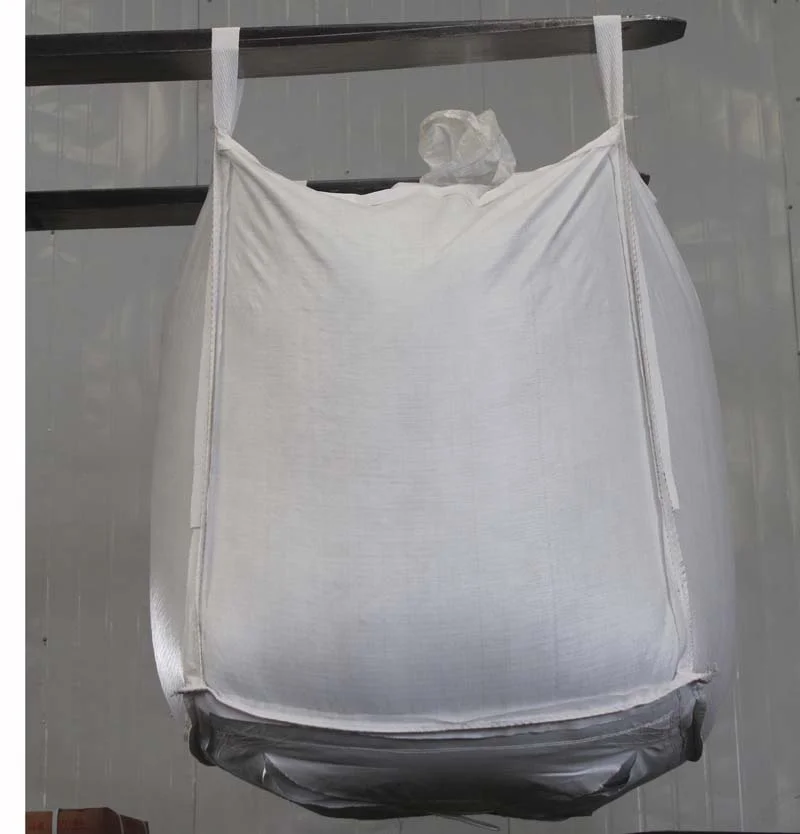 High quality bottom fully open FIBC big bag packing for grain and other agricultural products fast unloading safety factor 5:1