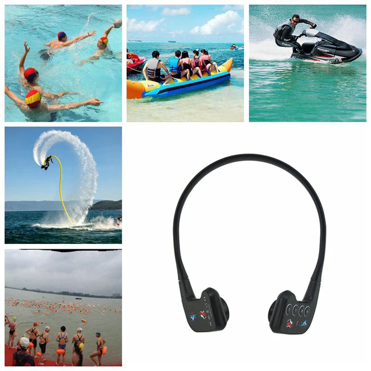 
Bone conduction Transducer Headset Receiver H-905A Using at Aquatic Sports like Training at Boat, Navy and Yacht 