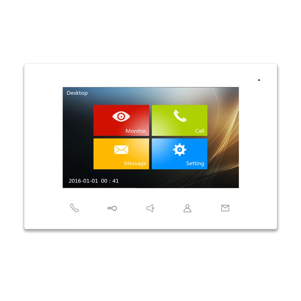 GVS Ring Doorbell with Door Bell camera & 4 button Multi-functional Intercom Door Opening System Video Door Phone