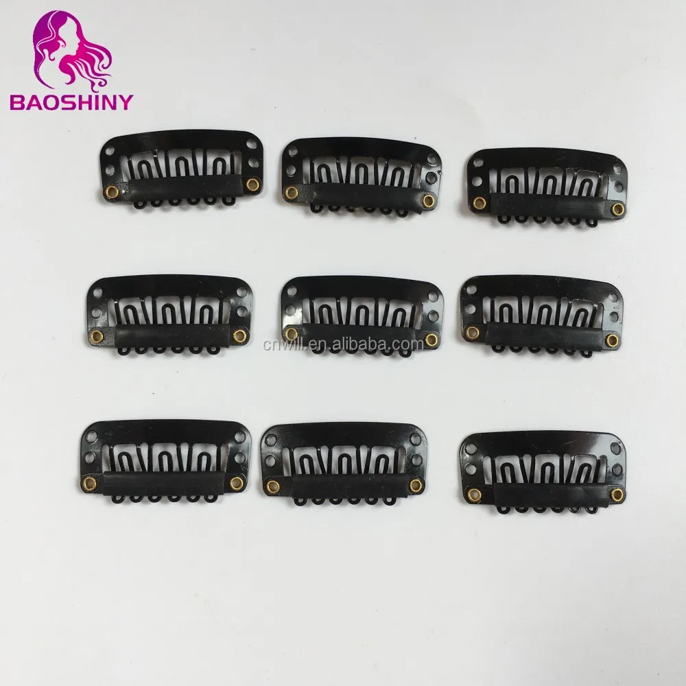 2 8 3 u-образные зажимы черные для наращивания волос 1000 шт. в пакете