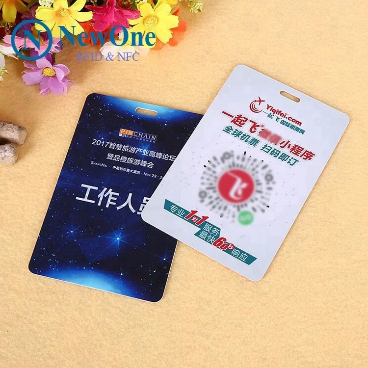Entrance pass card event ID card badge for comedy tour