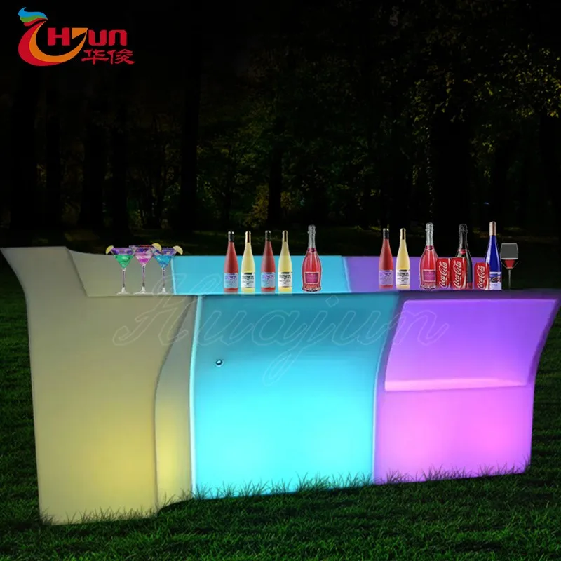 
2021 Amazon hot product RGB 16color changing coffee shop furniture bar counter 