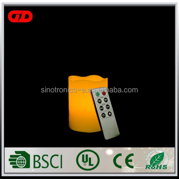 
High-quality high-luminosity harmony solar moon light flameless church wax candles light with timer 