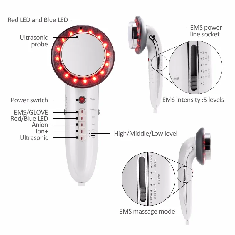 
Hand held micro current massageador corporal anticellulite massager other massage products 
