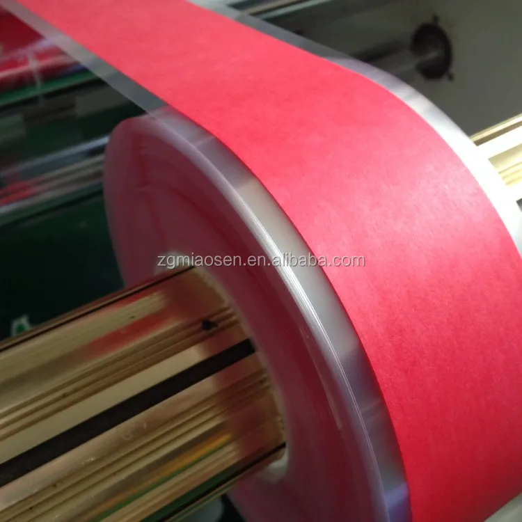 Custom Die Cut Heat Resistant Red Masking Tapes Used For Car Painting And PCB Circuit Board Spray Masking