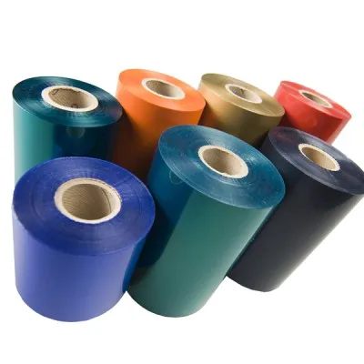 Бесплатные образцы Поддержка штрих-кода черная полиэтиленовая восковая смола лента для принтера этикеток