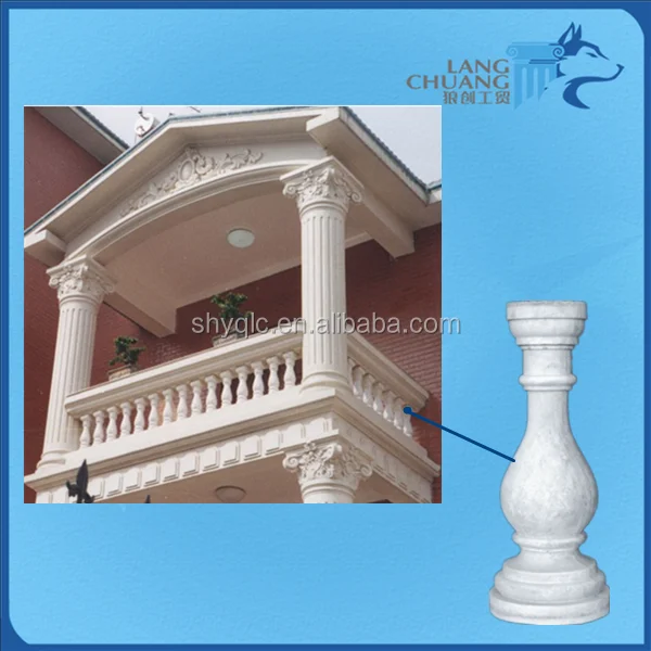 
Competitive price gypsum reinforced cement outdoor balustrade 