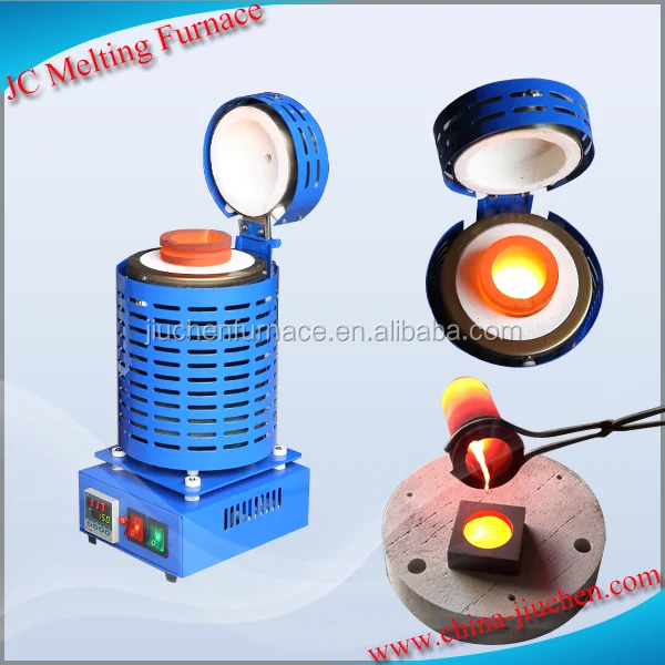 220V 4kg Capacity Electric Furnace for Melting Gold Silver Metals