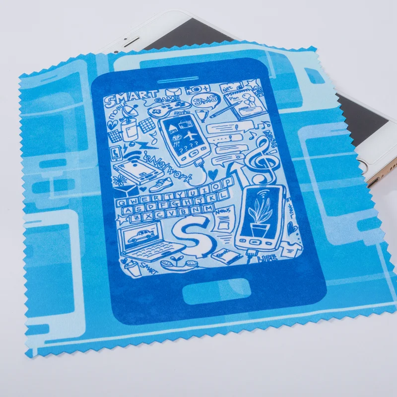 Brand new high quality digital printed microfiber eye glasses cleaning cloth super magic towel