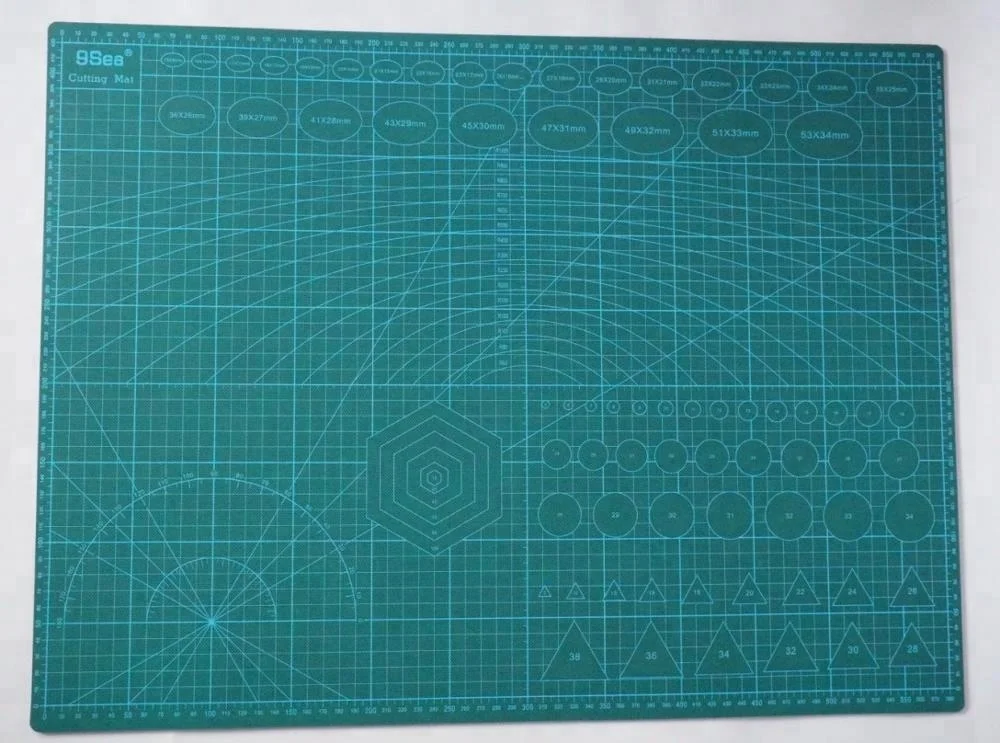 
3mm Thickness Double Sided Self Healing PVC Cutting Mat For Sewing 