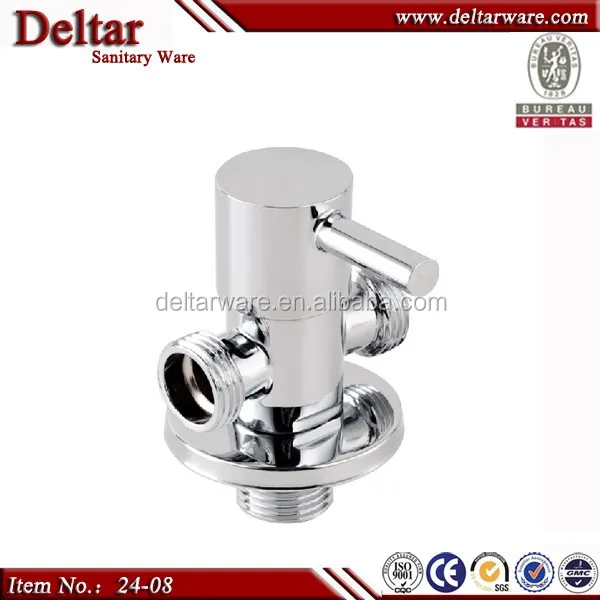 Square brass angle valve make in China, toilet angle valve for sale, bathroom accessories