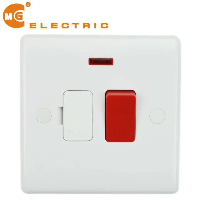 MG bakelite double pole 13 amp switched fused spur