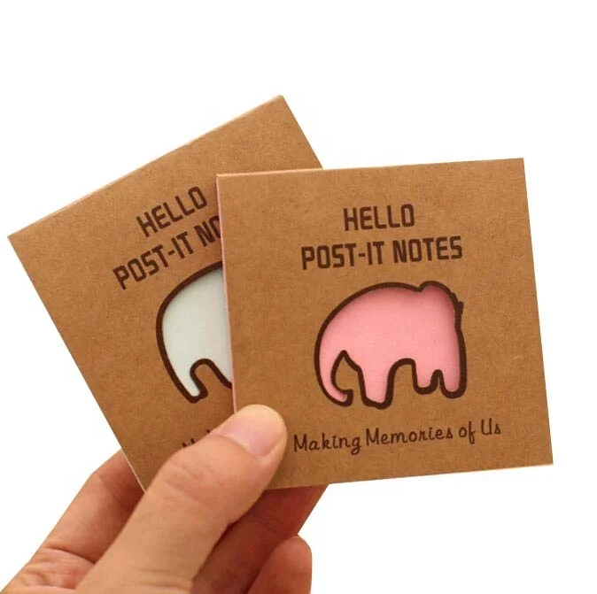 
Wholesale sticky note pad with kraft paper sticky note customized 