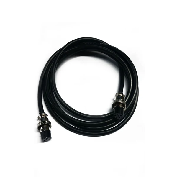 Из Металла GX12 типа Женский винт авиации 5-контактный разъемы с кабелем