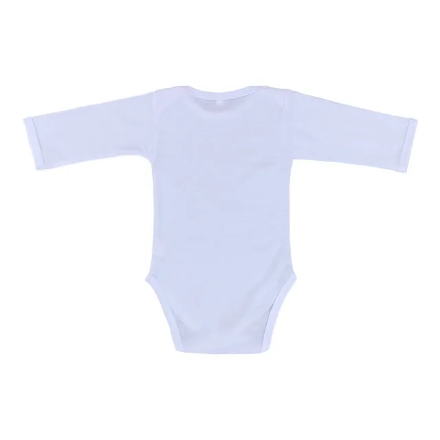 Sublimate 100% polyester long sleeves for newborn baby clothing