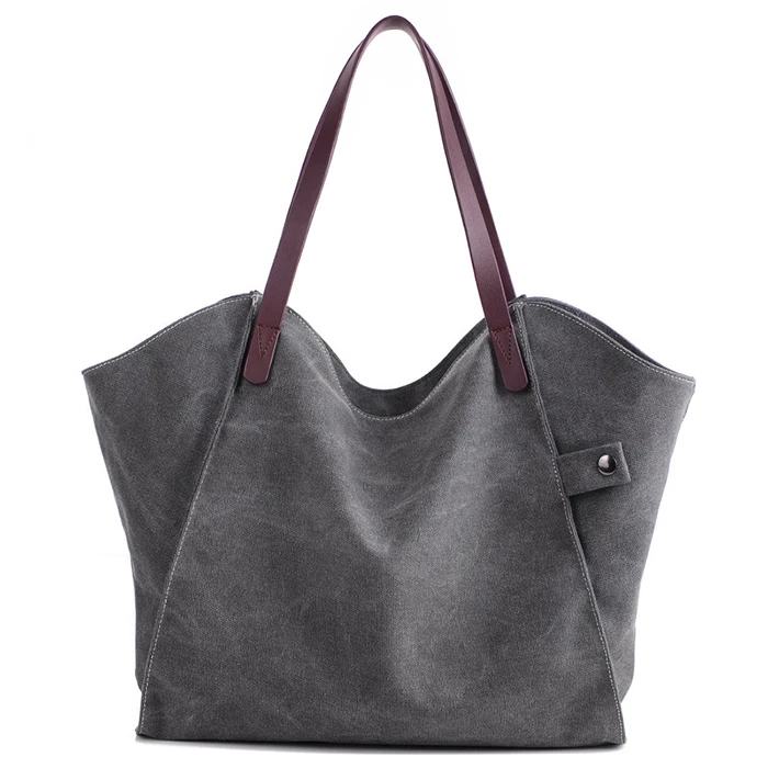 Wholesale New Design Girls Tote Bag Hot Selling Korean Stylish Bag Canvas Shoulder Messenger Bag for Women