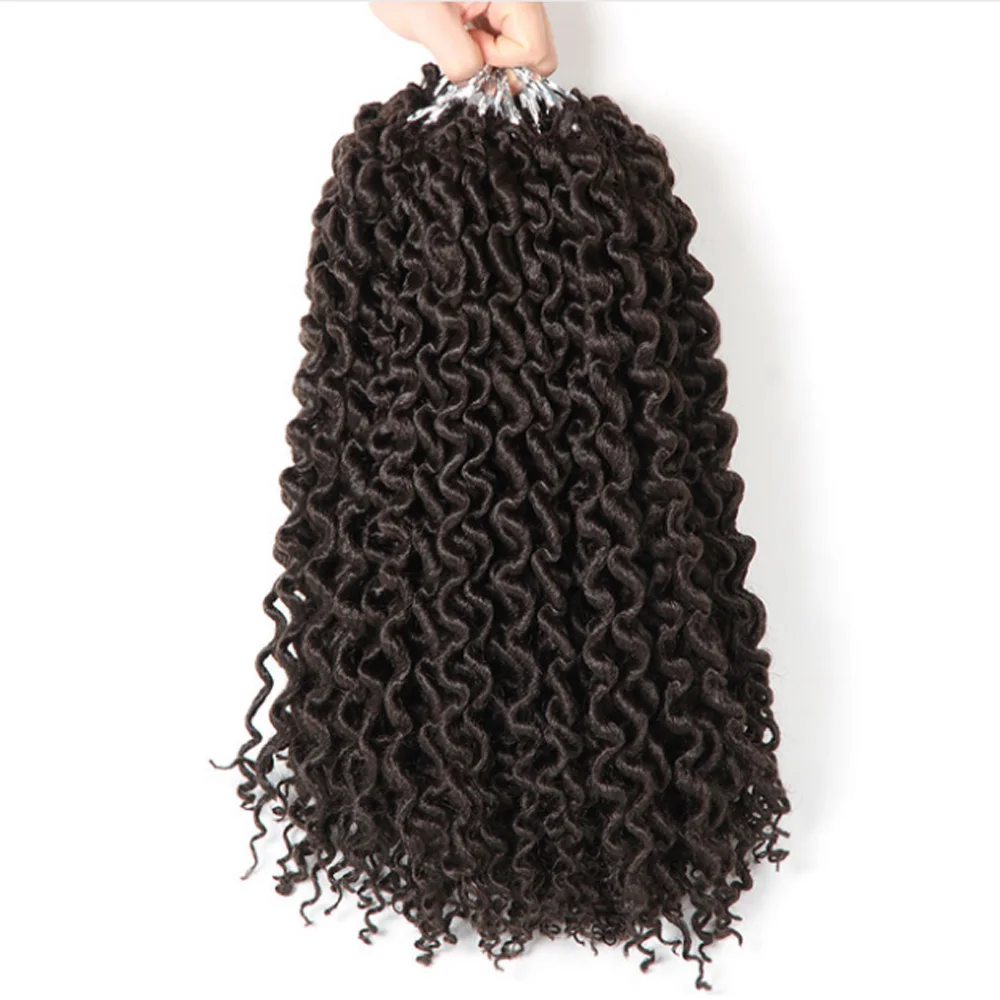 African Extension Jumbo Braiding Braid wave faux locs Synthetic Micro Kinky Twist Hair