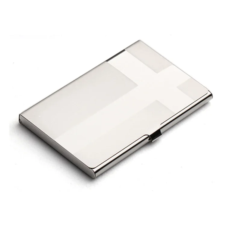 Blank Metal Business Card Holder Case