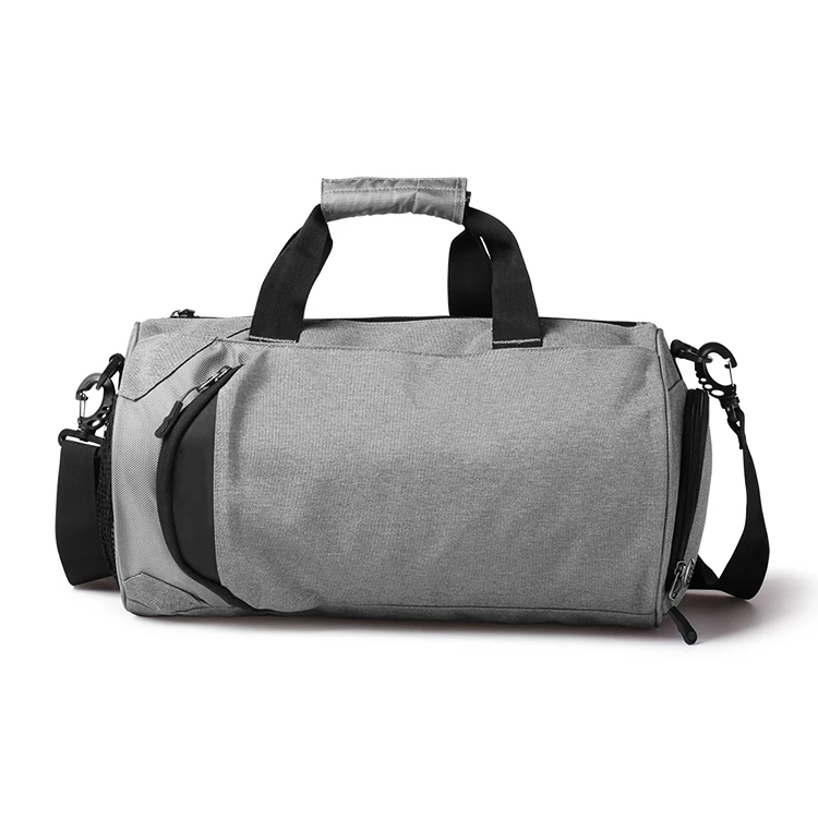 Wholesale custom mens ladies small waterproof washable gym duffle bag with shoe compartment