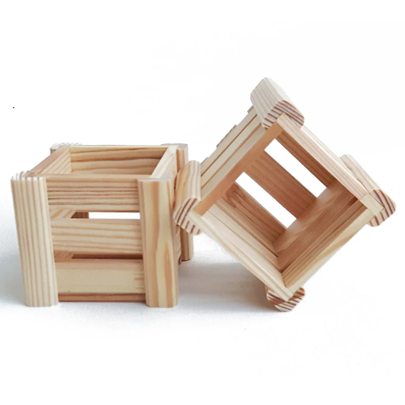 Chinese factory blank wood custom size wood farm crate