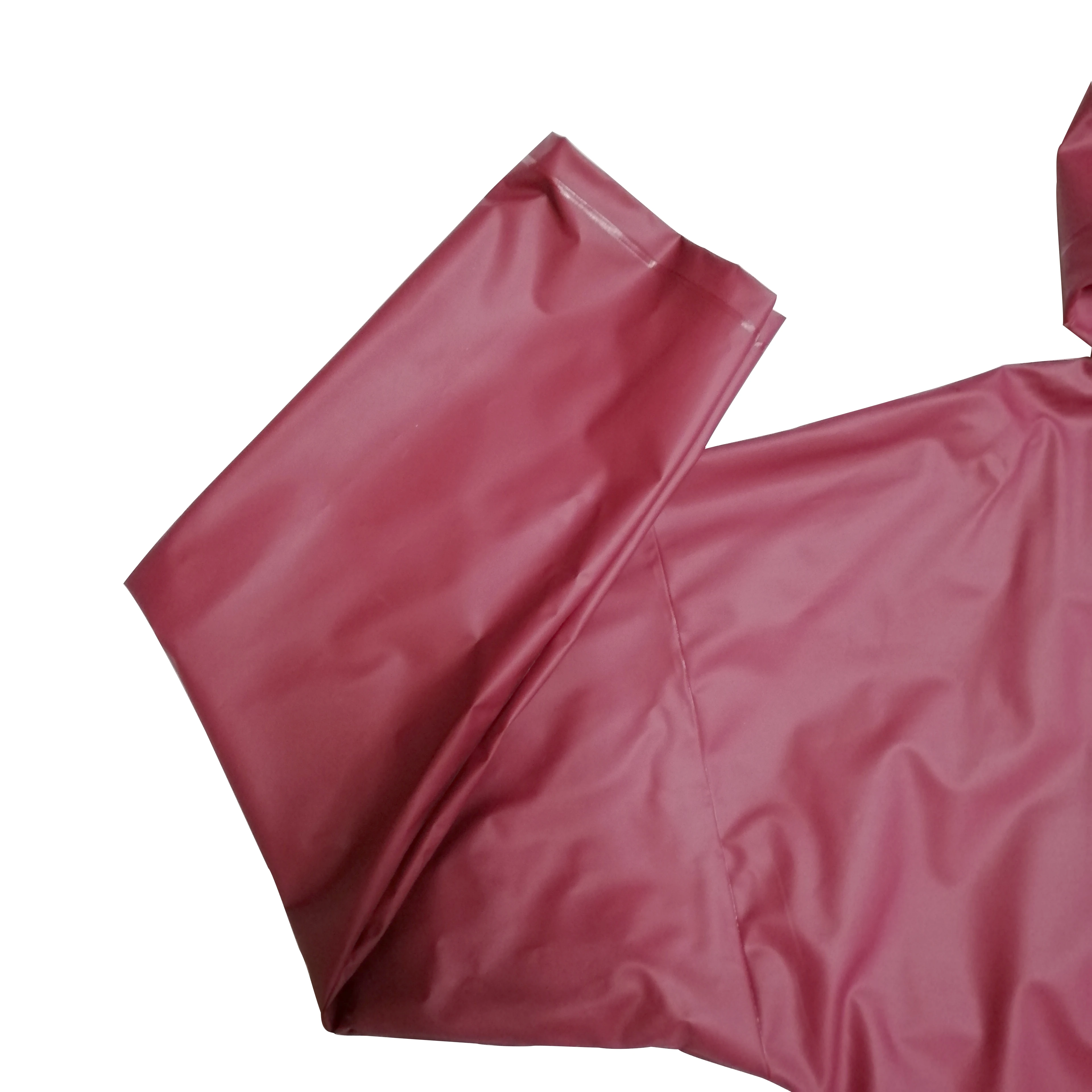 Hot sale custom reusable PVC long waterproof adult rain coat with Hoods and Sleeves plastic raincoat