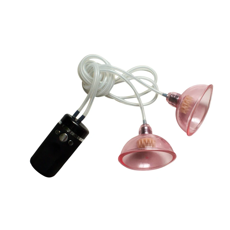 
New design women sex toys rechargeable breast enlargement pump with 2 cups 