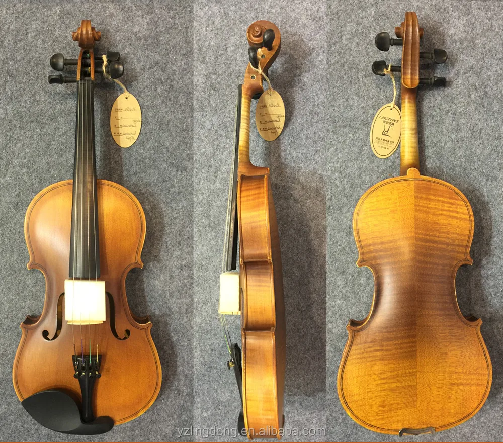 wholesale high grade laminated spruce student violins 1/8-4/4