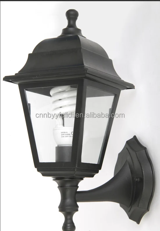outdoor plastic wall led light IP44 garden wall lamp cheap and classical garden lantern post light wall lighting