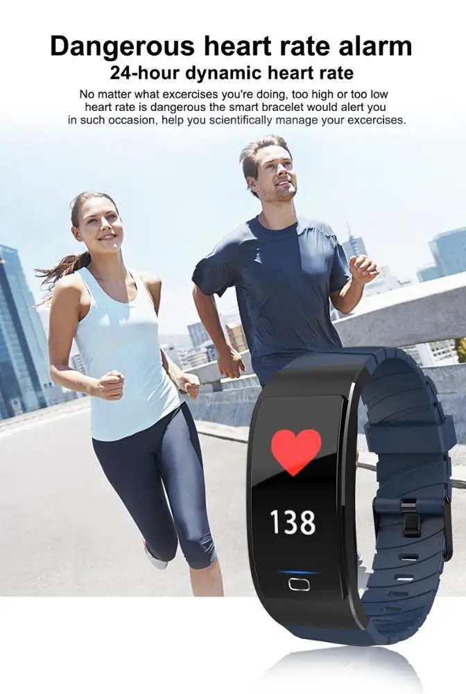 
Exercise recording and tracking men and women all use from Shenzhen smart bracelet 