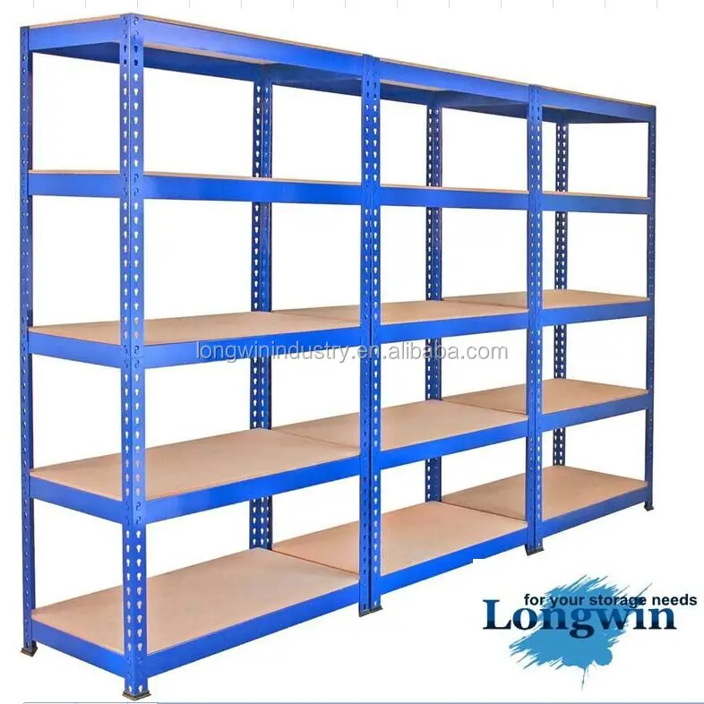 3 Bay Heavy Duty Shelving 5 Tier Garage Workshop Racking Boltless Storage Unit