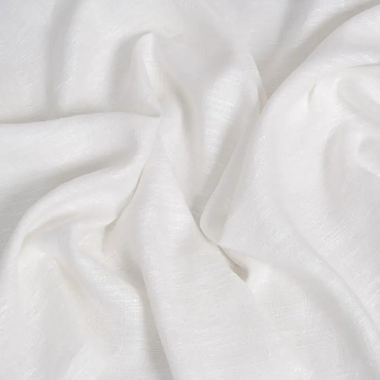 China Supplier hot selling 100% pure linen fabric 17*17/52*53 manufacturer