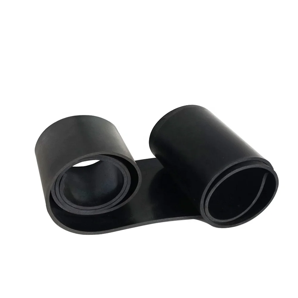 Back high temperature acid resistance FKM rubber sheet